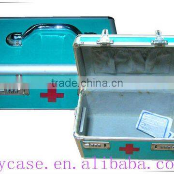 aluminum medical case/health&medical case with ABS waterproof shell