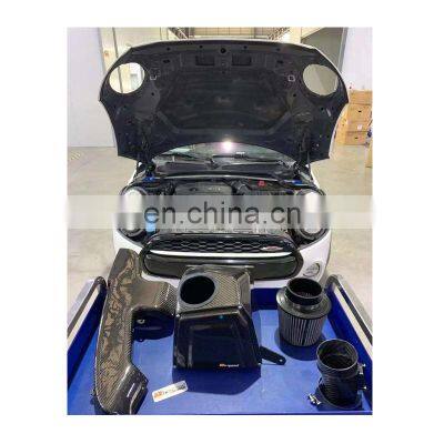 Airspeed Brand Custom Auto Carbon Fiber Airbox Cold Air Engine Intake System Kit For BMW 1 Series MINI COOPER S 2.0T