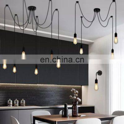 HUAYI Fashion Design E27 Living Room Hotel Indoor Pendant Light Nordic Ceiling Hanging Modern Chandelier