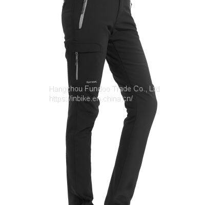 KUTOOK Hiking Pants Women  Cargo softshell pants Fleece Lined Windproof