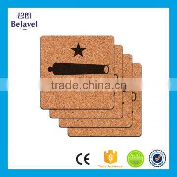 High quality eco-friendly custom printing square cork coaster                        
                                                                                Supplier's Choice