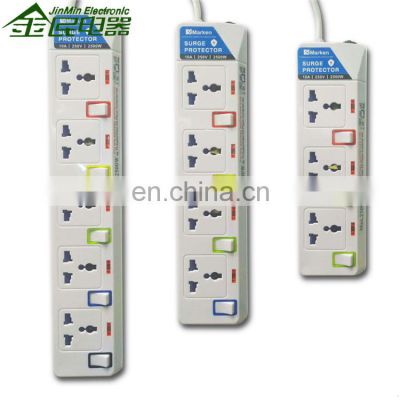 Yiwu 13A Power Socket 3M 4 Gang Lead Cords Universal  Power Extension Socket