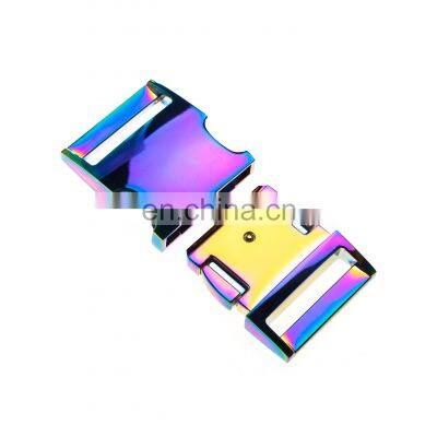 Wholesale Metal And Plastic Quick Side Release Metal Buckle With Lock 38Mm Adjust Belt Buckle For Dog Collar photo-4