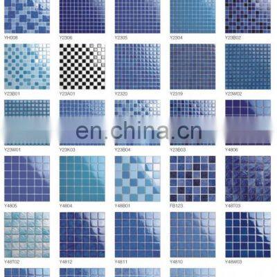 48x48mm Mosaic Swimming Pool Floor Tile Rustic Matt Surface photo-4