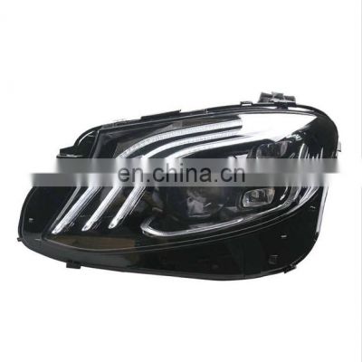 high quality full LED headlamp headlight for mercedes benz s class W222 head lamp head light 2018-2019