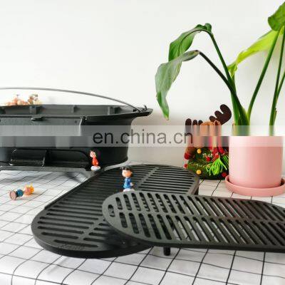 Custom Camping Stove Cast Iron Outdoor Charcoal Portable BBQ Grill photo-4