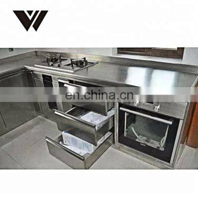 Weldon Restaurant Equipment Kitchen Metal Stainless Steel Kitchen Sink Cabinet Commercial Kitchen Cabinet photo-3