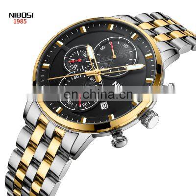 NIBOSI 2531 Wholesale Fashion Mens Watch Top Luxury Outdoor Men Wristwatch Casual Male Quartz Watch Relogio