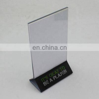 Acrylic Sign Holder Table Card Display Menu photo-5