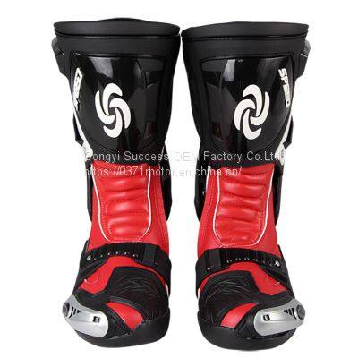Waterproof Motorbike Boots Racing Boots Riding Leather Motorcycle Shoes Motorcycle & Auto Racing Custom Motorcycle Apparel