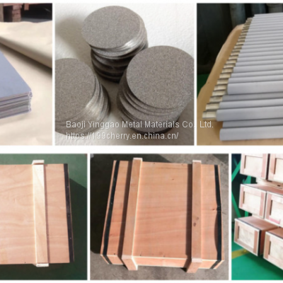 30um Titanium Sintered Porous Metal Filter Tube photo-5