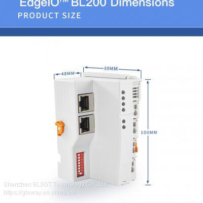 BLIIOT MQTT Protocol Connected to Cloud Platform, Edge Computing Control, Waste Gas Sewage Pipeline Pressure Flow, Distribution Cabinet Room Temperature and Humidity Remote Acquisition and Monitoring Coupler photo-4