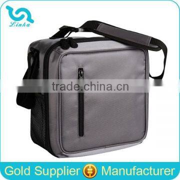 Best Seller Customized Lunch Bag PEVA Liner Insulated Food Customized Lunch Bag With Padded Shoulder Strap