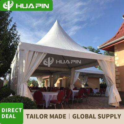 Cheap Customized Outdoor Gazebo PVC Sunshade Awnings Roman Tent Hot Sale