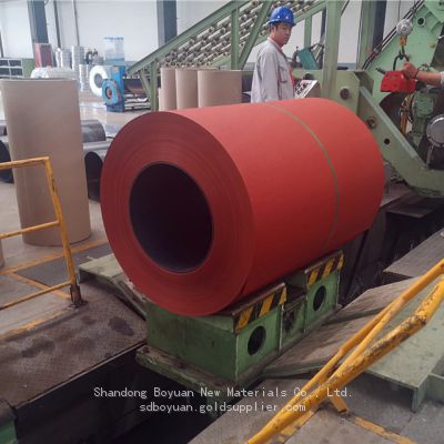 Boyuan RAL8004 Positive Red Color Coated Aluminum Zinc Steel Coil