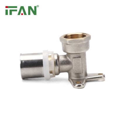 IFAN Manufacturer OEM PEX Brass Press Fitting Seated Elbow ZL20×1/2F