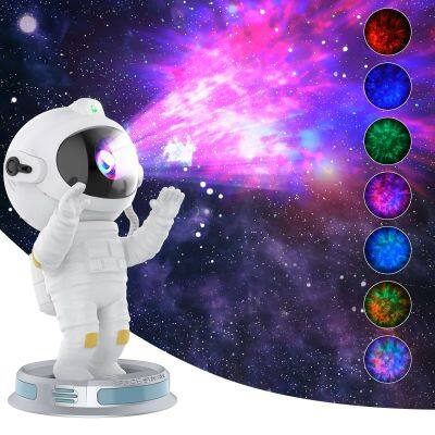 Astronaut Galaxy Projector 360-Degree Rotating Nebula Starlight Proyector Lamp Led Smart Ambient Night Lights Remote Control