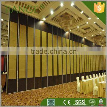 Lobby good soundproof wooden folding partition