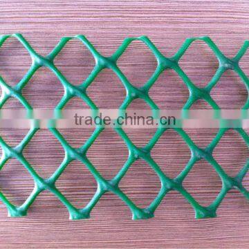 Plastic fencing mesh in poultry farming