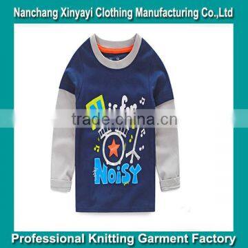 the wholesale blue o-neck t shirt for boys