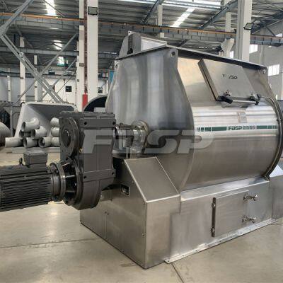 SDHJ Stainless Steel Single Shaft Paddle Mixer for Free Flowing Dry Solid Materials photo-5