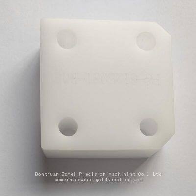 OEM CNC Milled White POM Threaded Inserts | Industrial Stacker Components photo-2