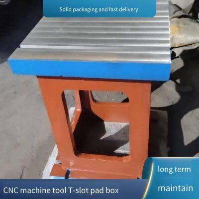 Junyuan Ht300 Square Box Workbench, Customization Supported, Equal-height T-slot Pad Box, 90-degree Machine Tool Cast Iron Square Tube Casting