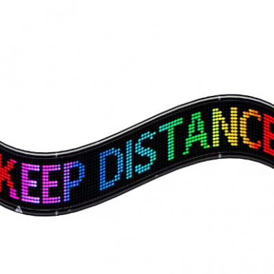 Écran d'affichage monochrome pour voiture LED, écran souple/USB (Wechat : 13510231336)