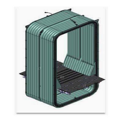 Passenger Transitions Gangway Diaphragm for Railway Passenger Wagon