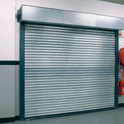 Advanced Automatic Steel Fire Roller Shutter | Double-Layer Insulated | 180-Min Fire Resistance for Maximum Building Safety