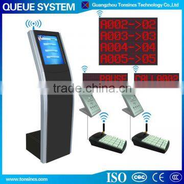 17" Unicode Banking/Clinic Wireless Customer Flow Queue Management System