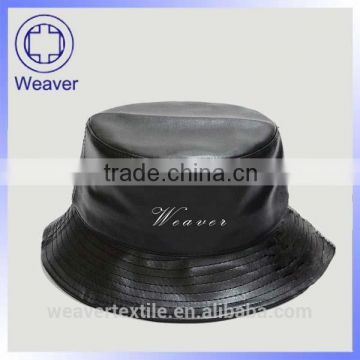 2015 Men's Blank Winter Cotton OEM Leather Rerversible Bucket Hat Caps