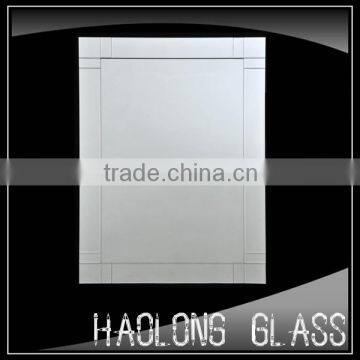 Silver Mirror With Beveling Edge Mirror Frame