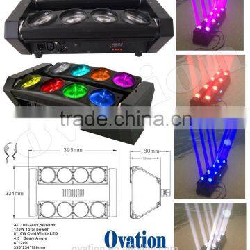 8 Individually Controllable 10W RGBW LEDs Scanning Led Beam Pulse Effect Beam Bar photo-4
