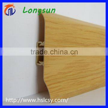 flexible rubber edge trim plastic pvc skirting board / baseboard