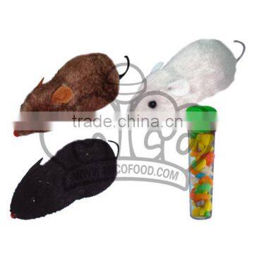 Pull Back Plush Mouse Toy Candy