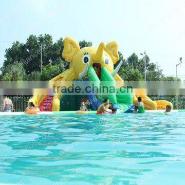 elephant water slide big inflatable water park swimming pool equipment