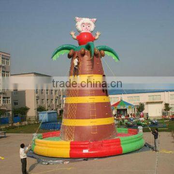 Adult Games Cheap Inflatable 0.55mm PVC Climbing Wall photo-2