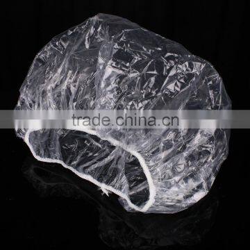 Factory Wholesale PE Plastic Waterproof Disposable Shower Cap photo-1