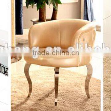 Cheap PU Leather With Metal Leg Dining Room Chair photo-2