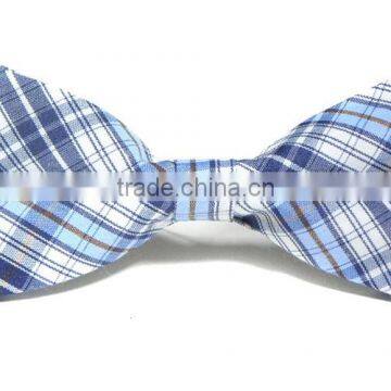 New Style Plaid Kids Bowties 100% Cotton Baby Accessories Children Bowtie
