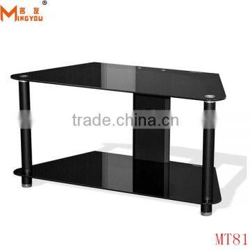 hot sale cheap tempered glass tv stand