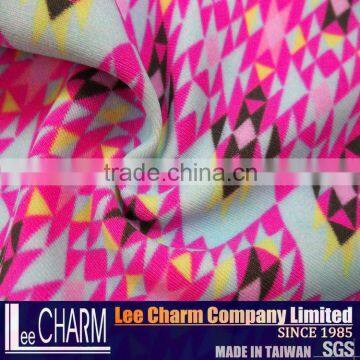 Nylon Spandex Geometry Print Swimming Fabric photo-4