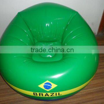 pvc inflatable sofa chair for 2014 World Cup