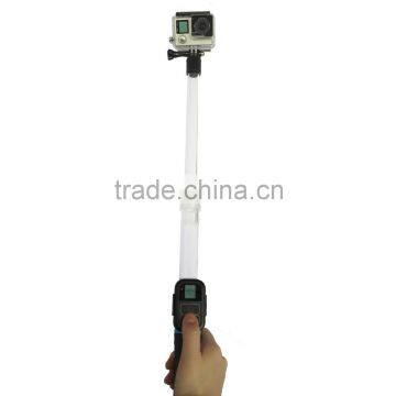 Gopro Accessories Floating Extension Pole 62cm Transparent Floaty Monopod With Remote Wifi Clip for Go Pro Hero4s 3+2 1