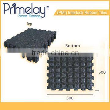 Pre-Moulded Interlock Rubber Tiles for home