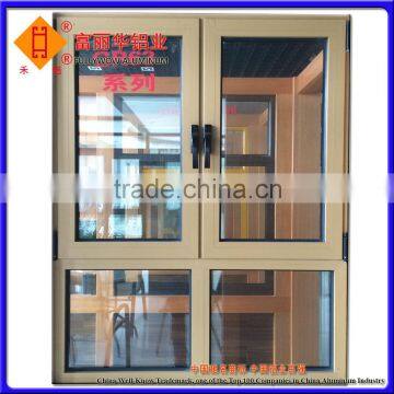 Beautiful Champagne Color Aluminum Sliding Window for House Building