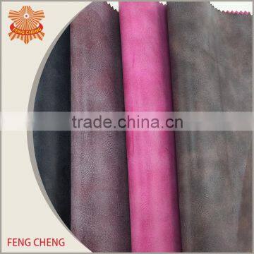 Full pu Brush pu Artificial Leather photo-2
