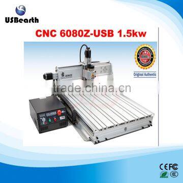 LY CNC 8060Z 1.5kw 3 axis router with USB connection for wood, metal, aluminum working at home