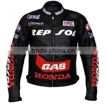 Custom made leather jacket/fashion leather jacket/Men Motorbike racing Leather Jacket/Motorcycle Biker Jacket/WB-MB-HR-405